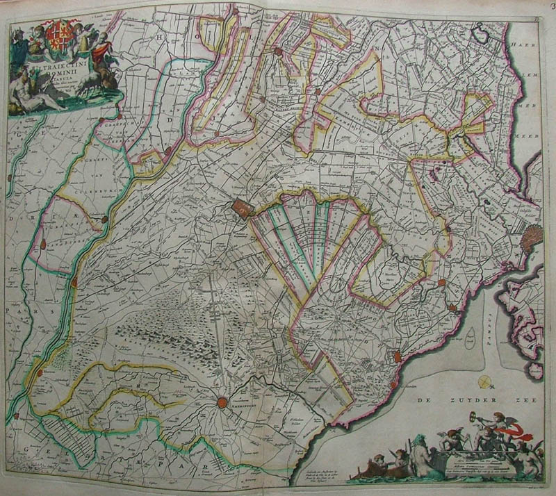 afbeelding van kaart Ultraiectini dominii tabula van Frederik de Wit