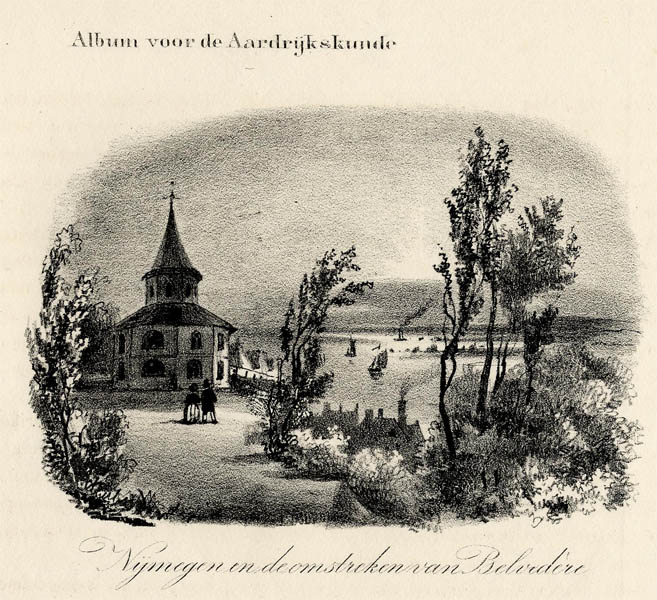 afbeelding van prent Album voor de Aardrijkskunde, Nijmegen en de omstreken van Belvedère van A.P. van Langenhuysen (Nijmegen)