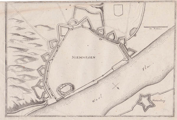 afbeelding van plattegrond Niemmegen van Merian (Nijmegen)