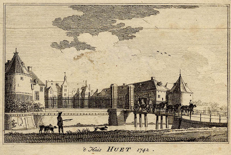 afbeelding van prent ´t Huis Huet van Paulus van Liender, naar Jan de Beijer (Kleef)