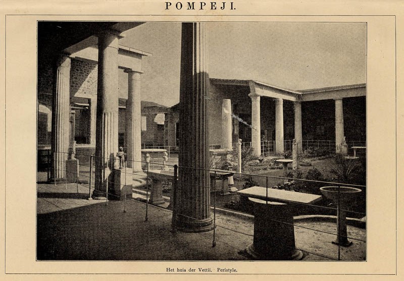 afbeelding van prent Pompeji van Winkler Prins (Pompeii)