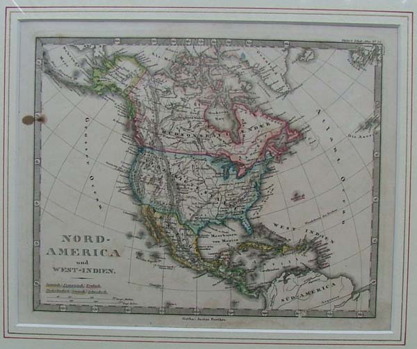 afbeelding van kaart Nord-America und West-Indien van Justus Perthes