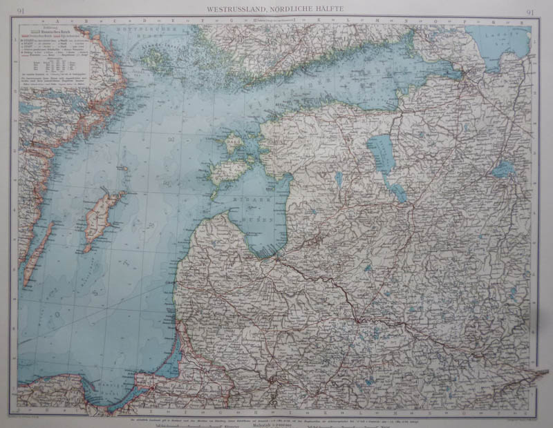 afbeelding van kaart Westrussland, Norliche hälfte van Richard Andree