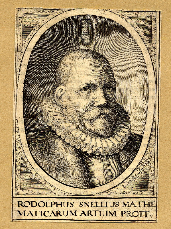 afbeelding van prent Rodolphus Snellius Mathematicarum Artium Proff. , Rudolph Snel van Royen van nn (wetenschappers, )