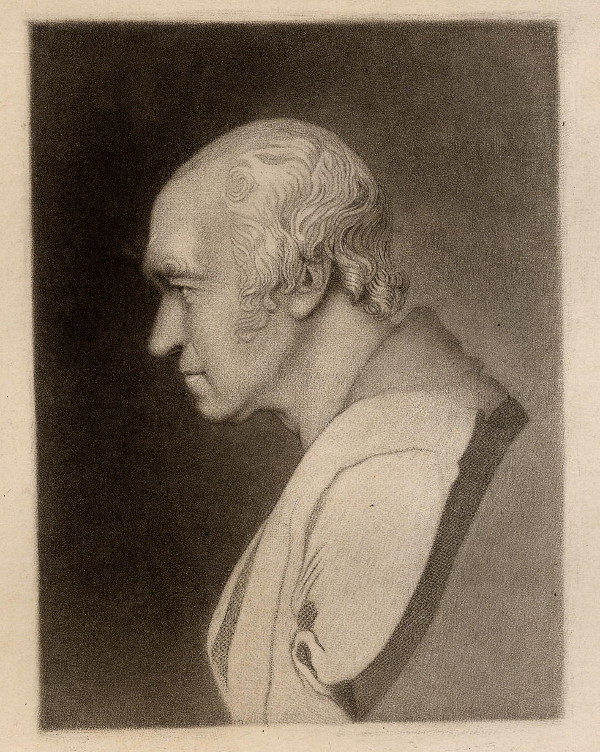 afbeelding van prent James Watt van E. Finden naar F. Chantrey (wetenschappers, )