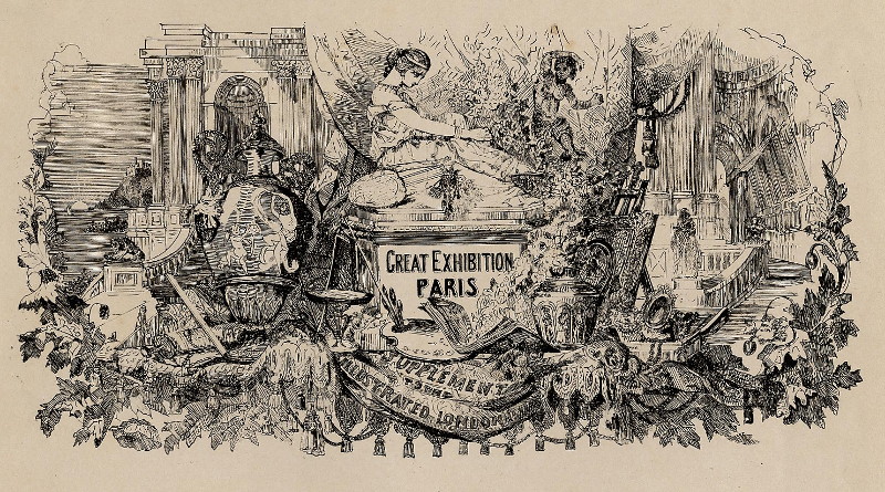 afbeelding van prent Great Exhibition Paris van nn