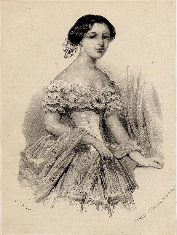 afbeelding van prent Maria, Aartshertogin van Oostenrijk, Hertogin van Brabant van C.C.A. Last (Adel, Vrouwen,)
