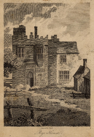 afbeelding van prent Rye House van S. Rawle (Hoddesdon)