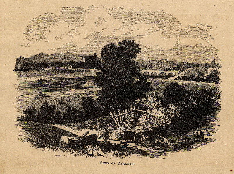 afbeelding van prent View of Carlisle van nn (Carlisle)