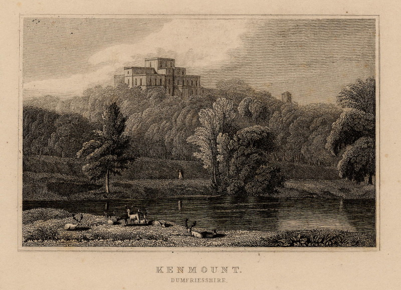afbeelding van prent Kenmount, Dumfriesshire van T.H. Shepherd (Kinmount)