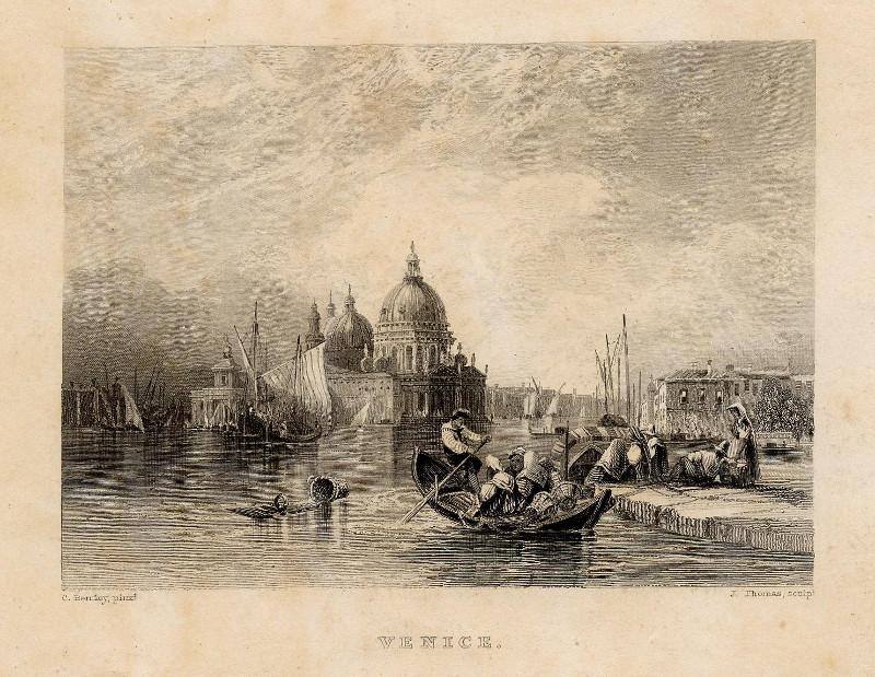 afbeelding van prent Venice van C. Bentley, J. Thomas (Venetie, Venice)