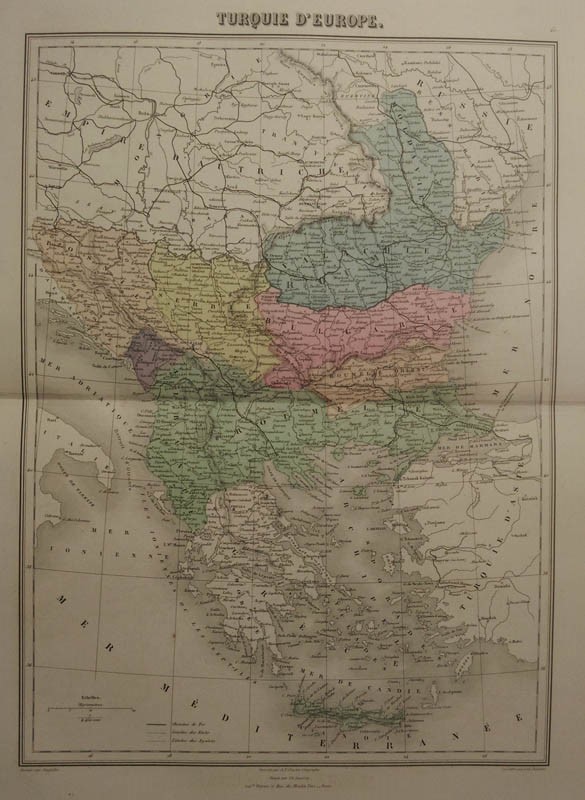 afbeelding van kaart Turquie D´Europe van Migeon, Sengteller, Desbuissons