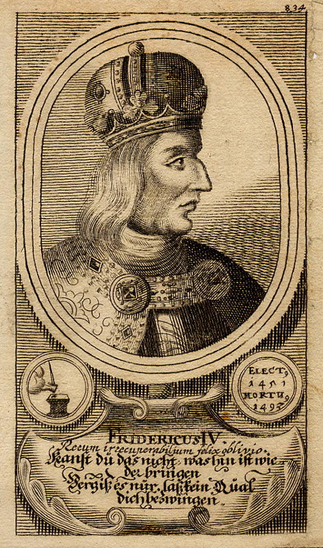afbeelding van prent Fridericus IV  van nn (Adel, )