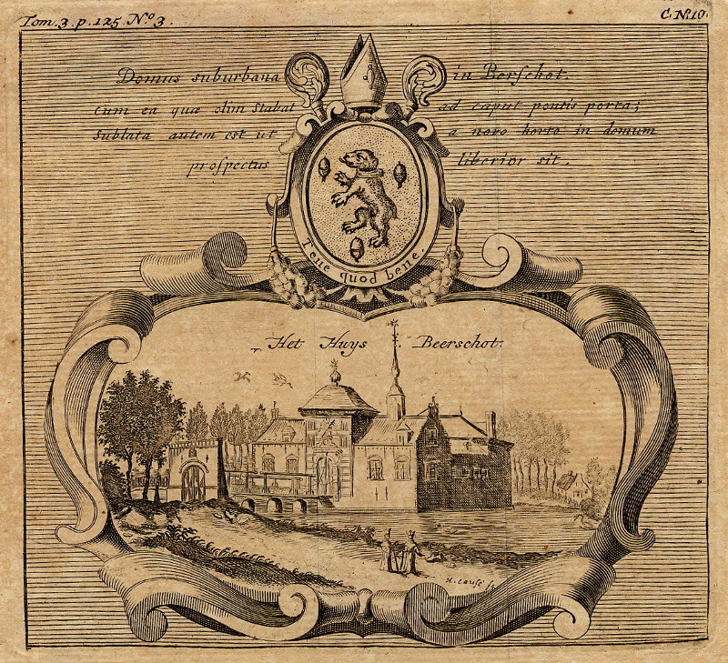 afbeelding van prent Het Huys Beerschot van H. Causé (Antwerpen)