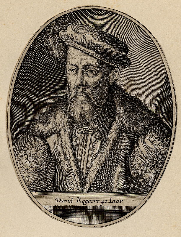 afbeelding van prent David Regeert 40 Jaar (Christiaan III van Denemarken en Noorwegen) van nn, Nicolaes de Clerck (Adel, )
