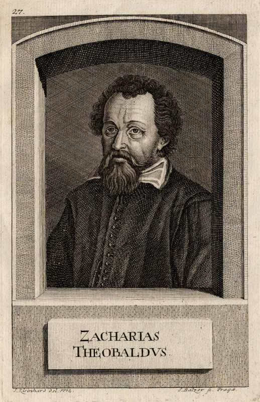 afbeelding van prent Zacharias Theobaldus van J. Kleinhardt, J. Baltzer (Schrijvers, )