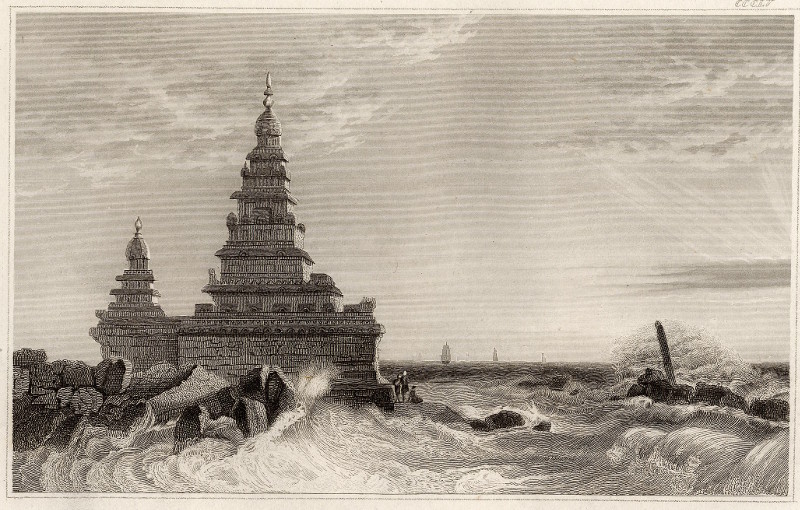 afbeelding van prent Mahabalipoor van nn (Mahabalipuram, Mamallapuram)