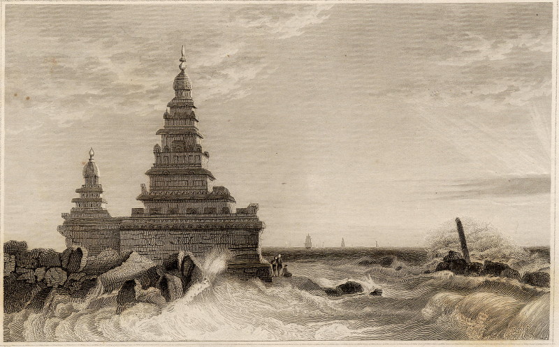 afbeelding van prent Mahabalipoor van nn (Mahabalipuram, Mahaballapuram)