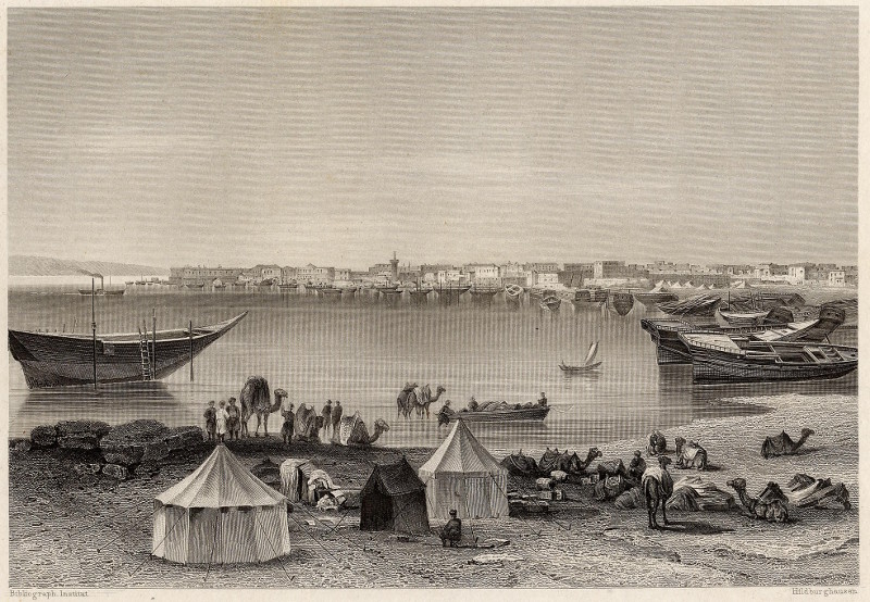afbeelding van prent Suez van nn (Suez)