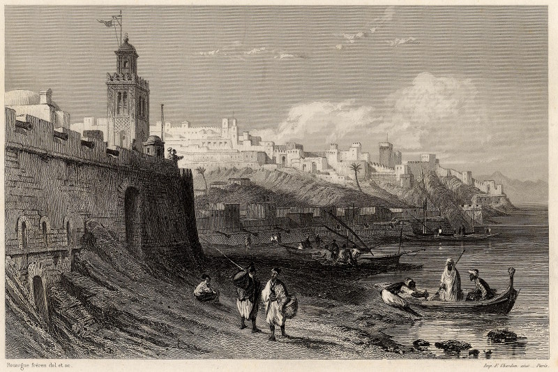 afbeelding van prent Tanger van Rouargue, F. Chardon (Tanger, Tangier)