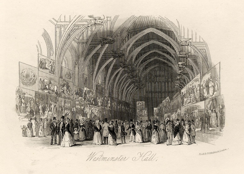 afbeelding van prent Westminster Hall van William & Henry Rock (Londen, London)