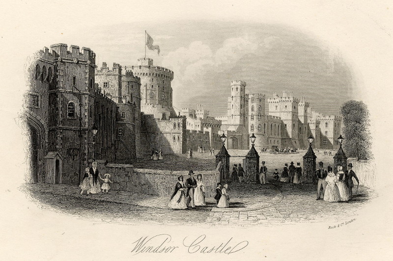 afbeelding van prent Windsor Castle van William & Henry Rock (Windsor)