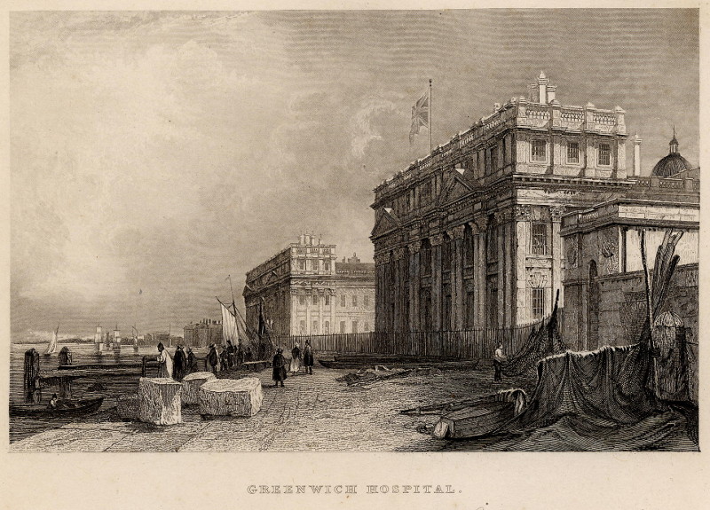 afbeelding van prent Greenwich Hospital van Holland, J. Henshall (Londen, London)