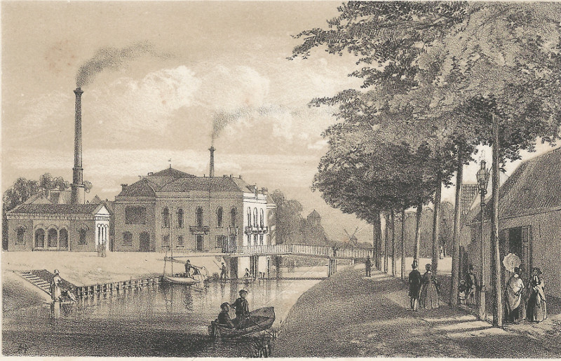 afbeelding van prent Catharijne Barrière te Utrecht van P.W. van de Weijer (Utrecht)