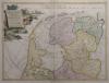 kaart Le Provincie di Frisia, Groninga ed Over-Yssel con parte dell´ Ollanda Propria