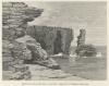 gezicht Rochers sur la cote de Clare