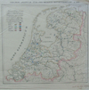 kaart Cholerae Asiaticae iter per Belgium septentrionale Ao 1832