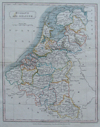 kaart Holland and Belgium