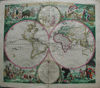 kaart Nova orbis tabula, in lucem edita, A.F. de Wit.