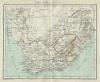 kaart Zuid Afrika (Kaapland enz.)