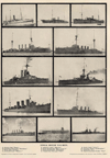 Prent Typical British War-Ships