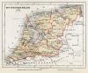 kaart Het Koningrijk Holland in 1810