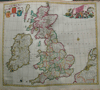 kaart Nova Totius Angliae, Scotiae, Et Hiberniae
