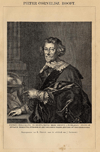Prent Pieter Cornelisz Hooft