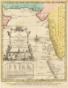 kaart Kaart van de kusten van Persië, Guzaratte en Malabar