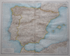 kaart Spanien und Portugal
