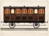 Prent Type des wagons postes, employes sur les lignes des chemins de fer francais