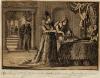 Prent Vermomd als juwelier brengt Gustaaf Adolf zijn eerste bezoek aan zijn verloofde Maria Eleonora van B